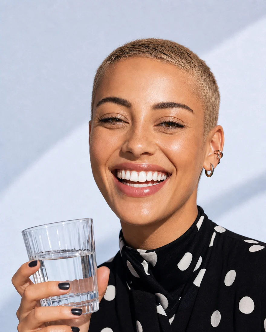 Applicazione Smilebite – risciacqua e fatto